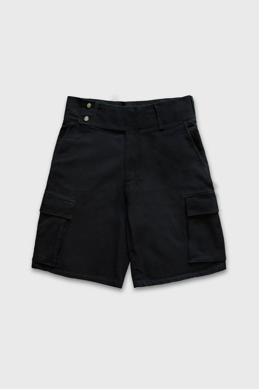 Cotton Gabardine Cargo Boxer Shorts
